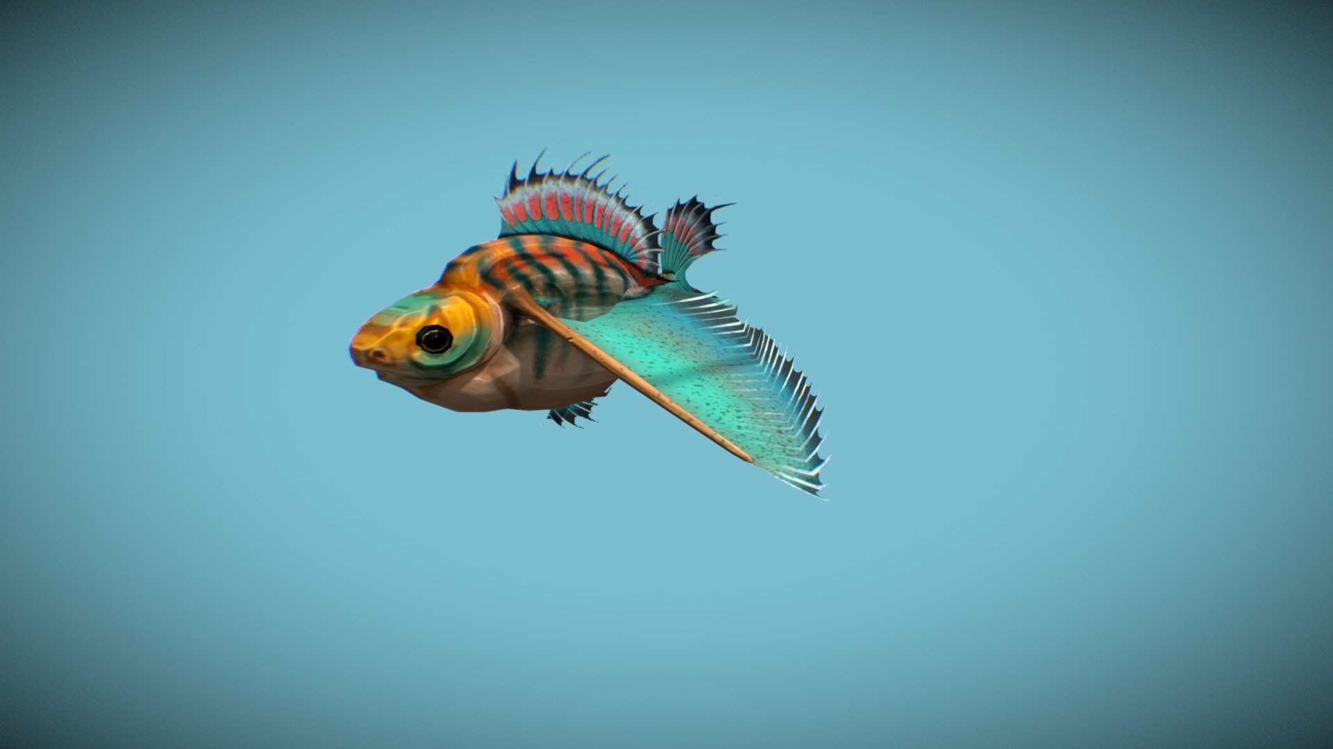 Flying Fish Swimming Animation (rough) - Download Free 3D model by Inali3D  (@inalitsigili) [1e595c0]
