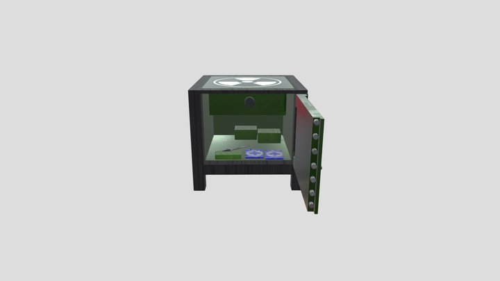 Gun safe 3D Model