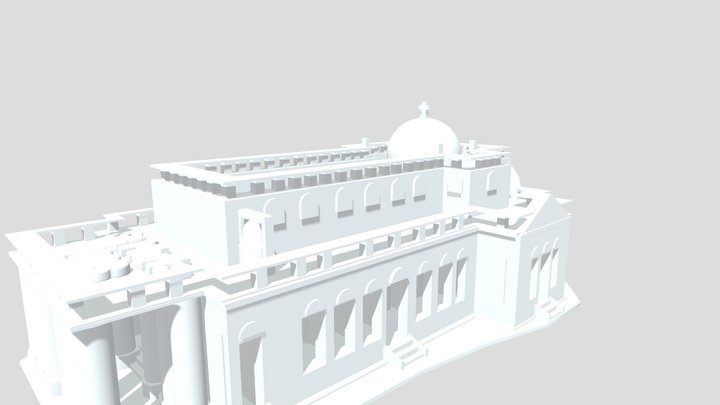 St Marks Cathedral Bengaluru Bangalore 3D Model