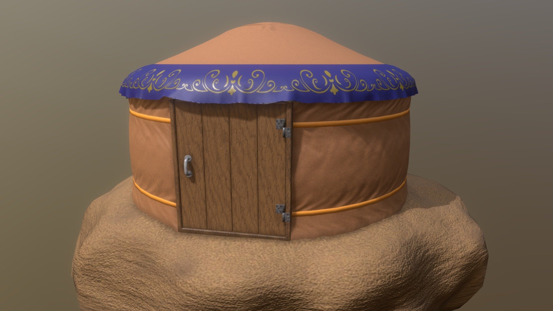 Юрта - 3D model by 3DimOn [1e5a924] - Sketchfab