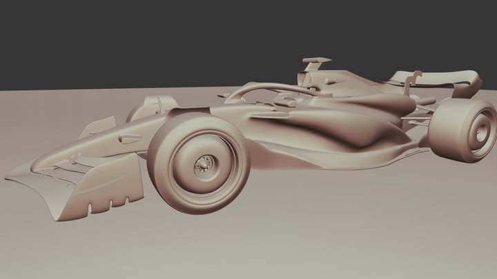 F1 Model AMR 24 3D Model