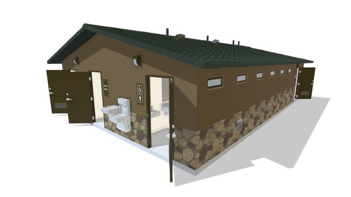 19-06 Santiago Locker Room - NIC CDA Idaho 3D Model