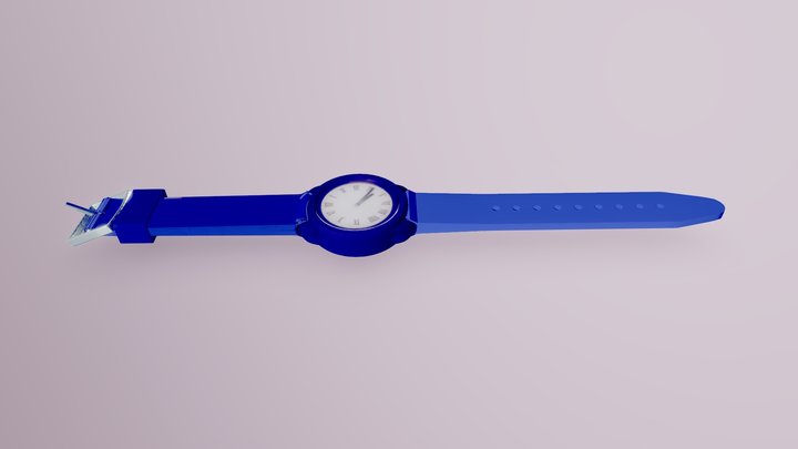 Blue Watch 3D Model