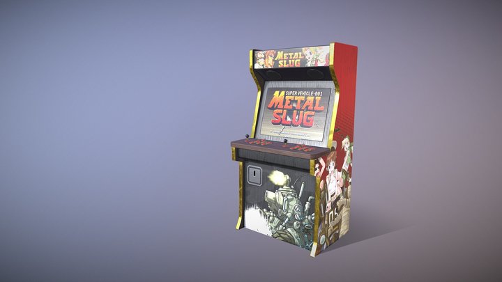 Arcade game box 3D Model