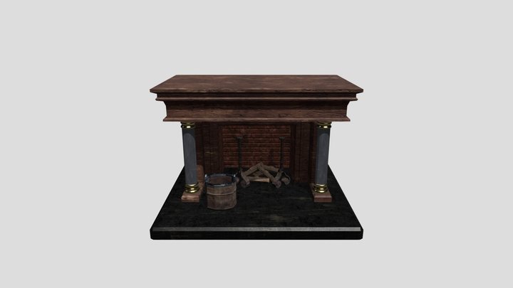 爐子 3D Model
