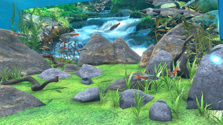Water tank for metaverse, Clear stream 【6.清流】 3D Model