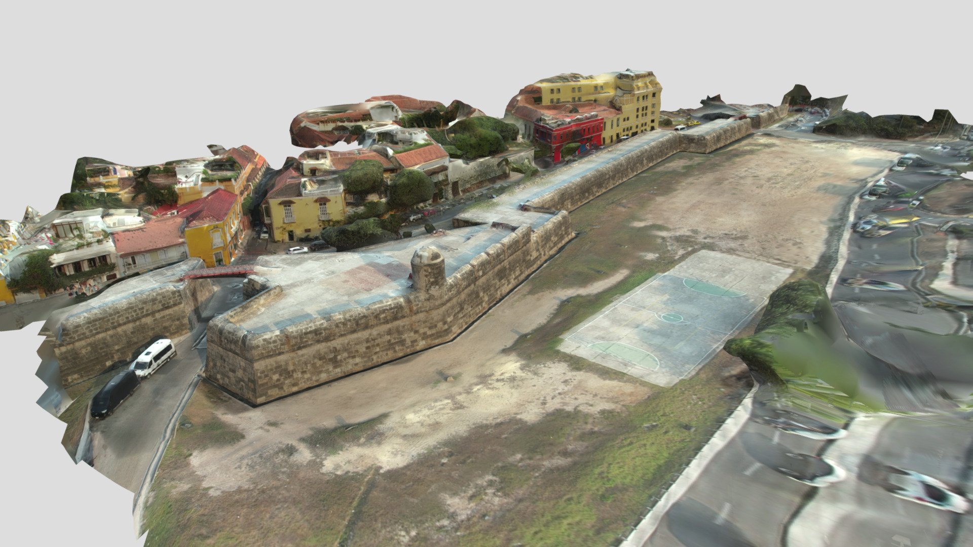 Fragmento de la Muralla de Cartagena, Colombia - 3D model by JRodMedia ...