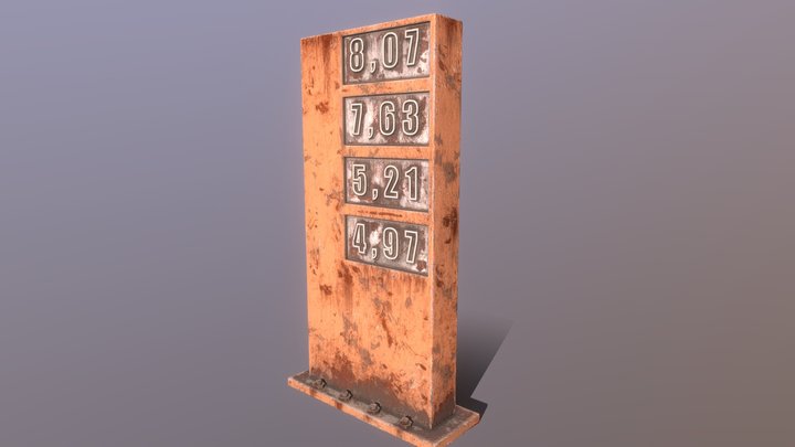 Price poster 3D Model