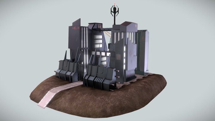 Helix District Diorama 3D Model