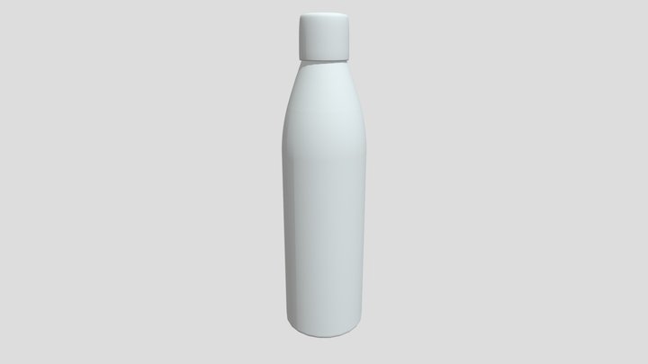 Blue Print Botol 3D Model