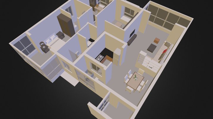 Apartment 1 3D Model