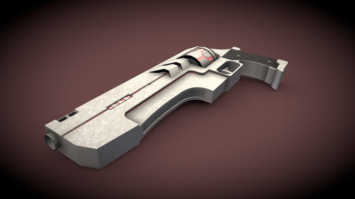 Arifureta inspired Hand Gun 3D Model