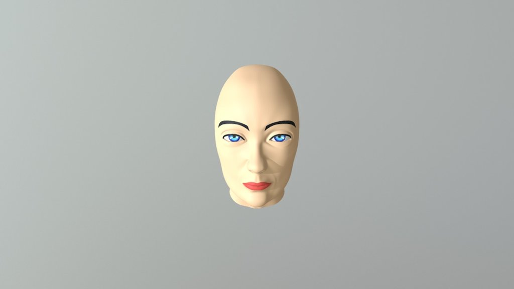 Face Modeling - 3D model by Nohad Aladeeb (@Nohad) [1e61e6c] - Sketchfab
