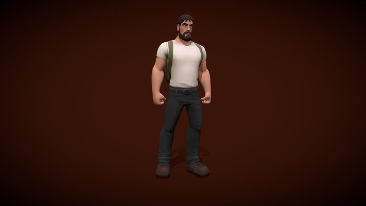 Survivor ( 20 animations, 3 weapon,  2 skins ) 3D Model