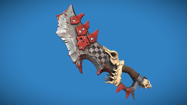 Ork Sword Warhammer 3D Model