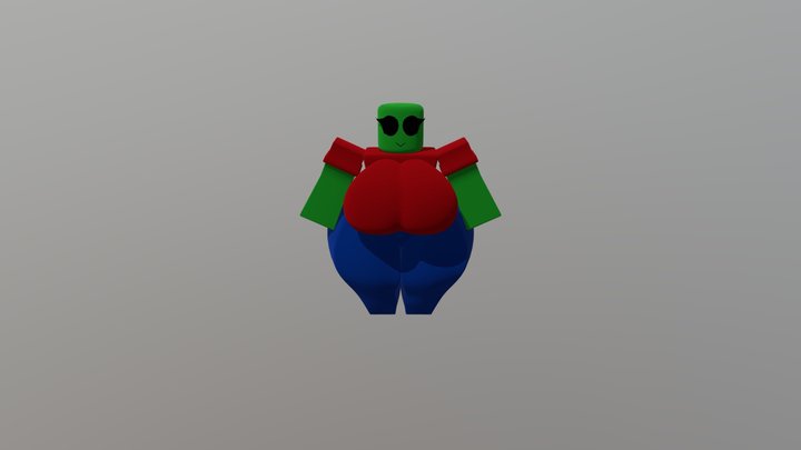 Creeper_-_roblox (1) 3D Model