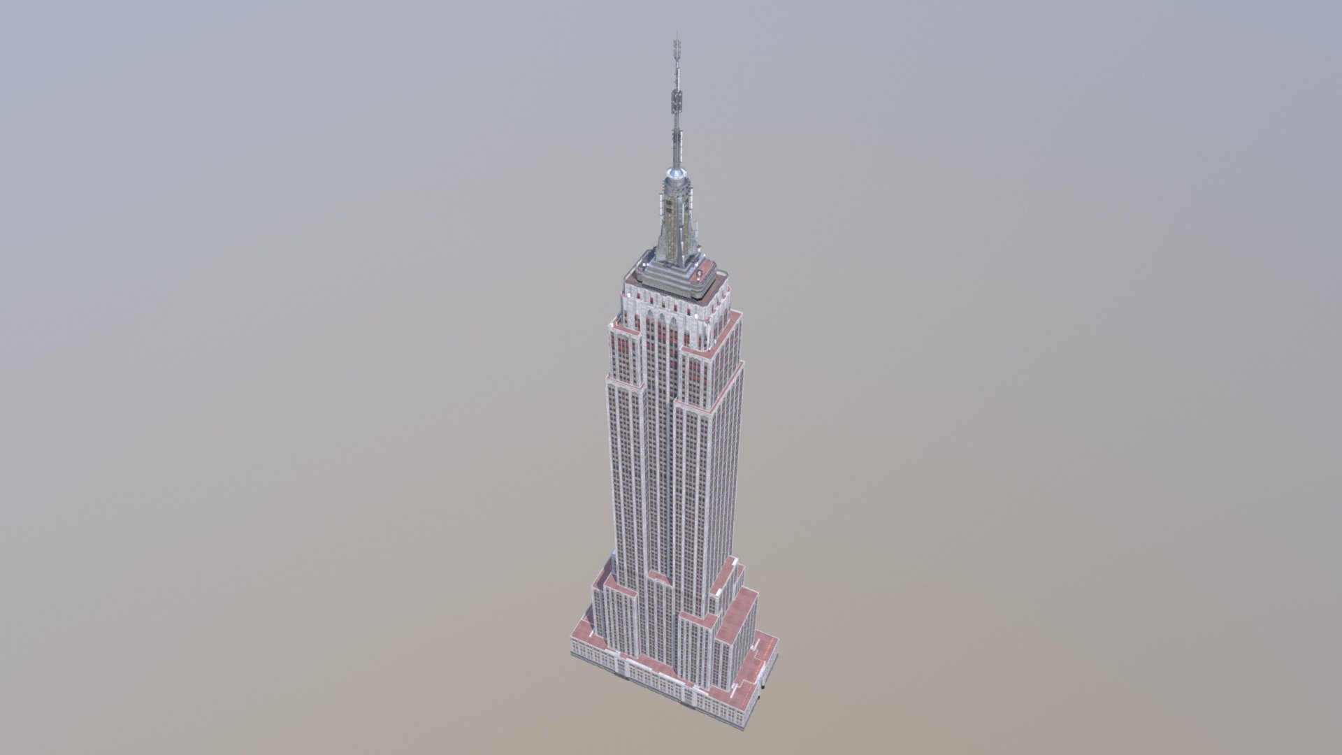 The Empire State Building - 3D model by BoldlyBuilding (@TitanicKyle)  [1e6355c]