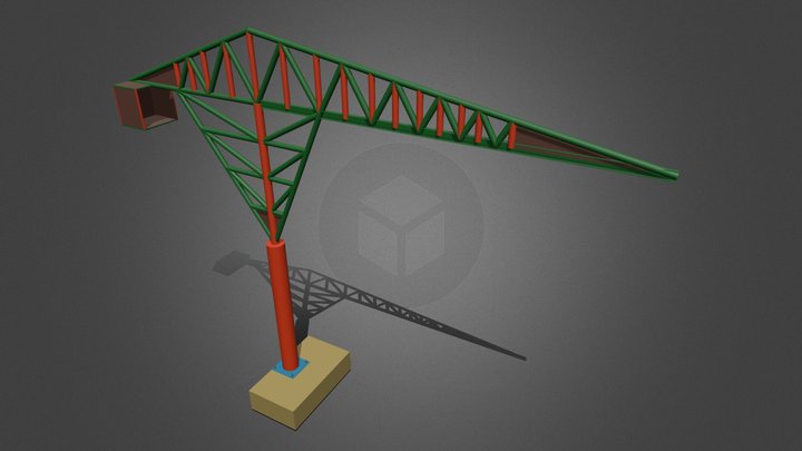 Pórtico para Usinagem 3D Model