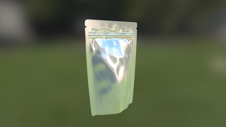 Sealed Food Pouch 3D Model