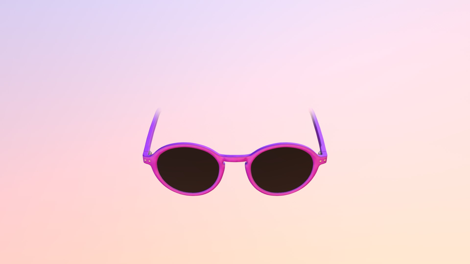 3D model Purple Sunglasses – AR Face Filter - This is a 3D model of the Purple Sunglasses - AR Face Filter. The 3D model is about a pair of sunglasses.