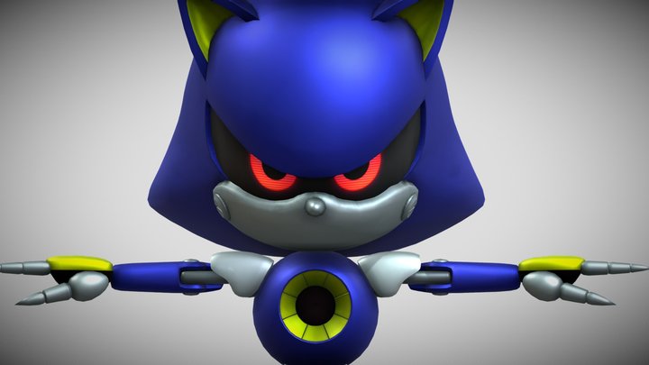 Sonic Generations - (Classic) Metal Sonic 3D Model