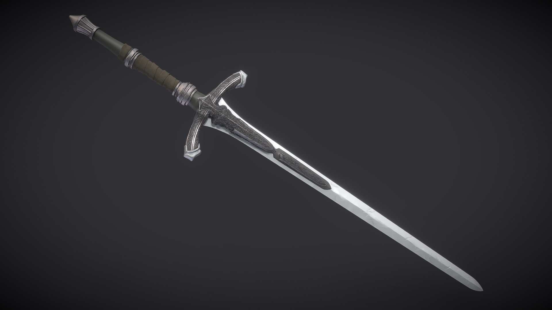 Digital Sculpting - assignment 1: Sword - Download Free 3D model by ...