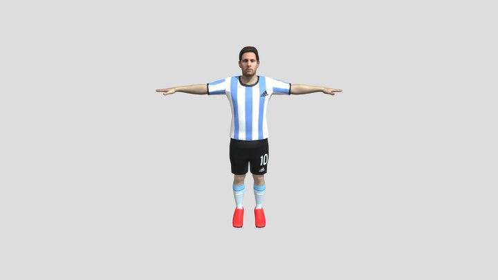 messi v0 3D Model