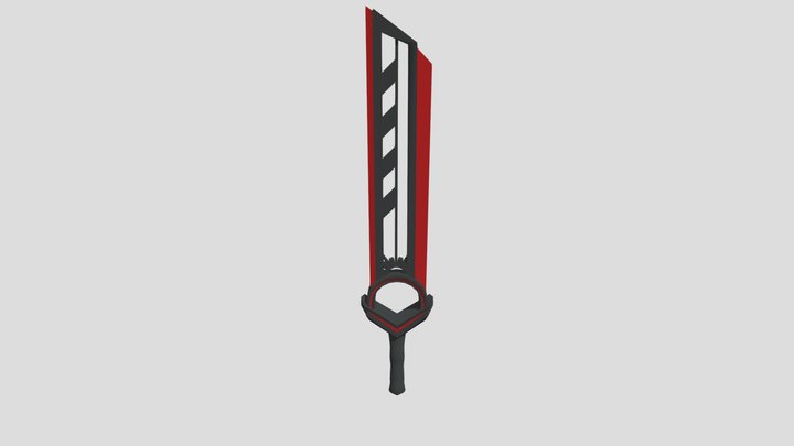 Sci-Fi Sword 3D Model