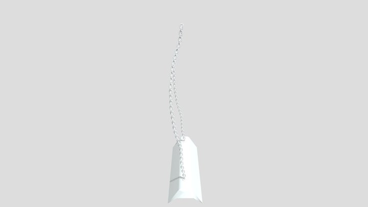 Rigged Roof Lamp 3D Model