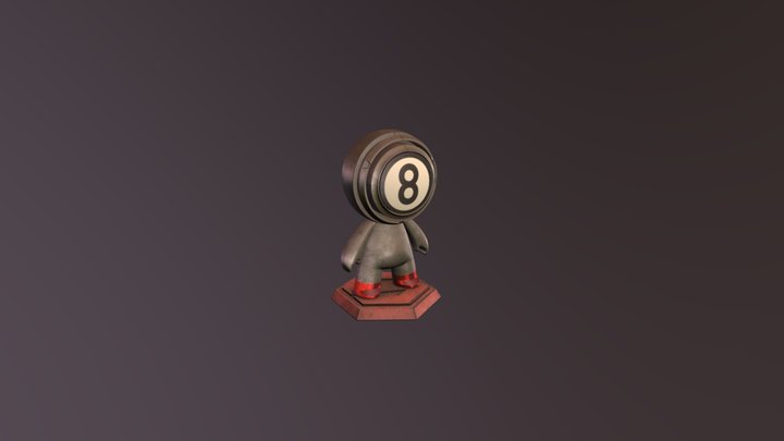 Meet MAT 8ball 3D Model