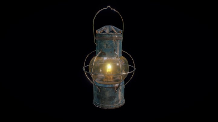 Oil Lantern 3D Model