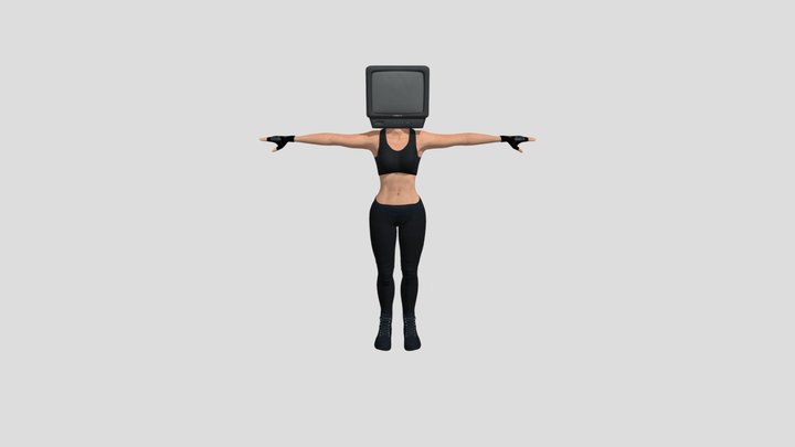tv-woman-skibidi-toilet-meme 3D Model