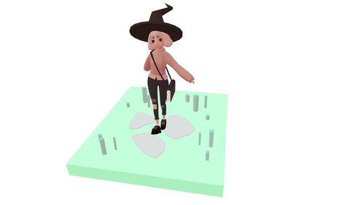 Walking Witch - By Weronika Walczak 3D Model