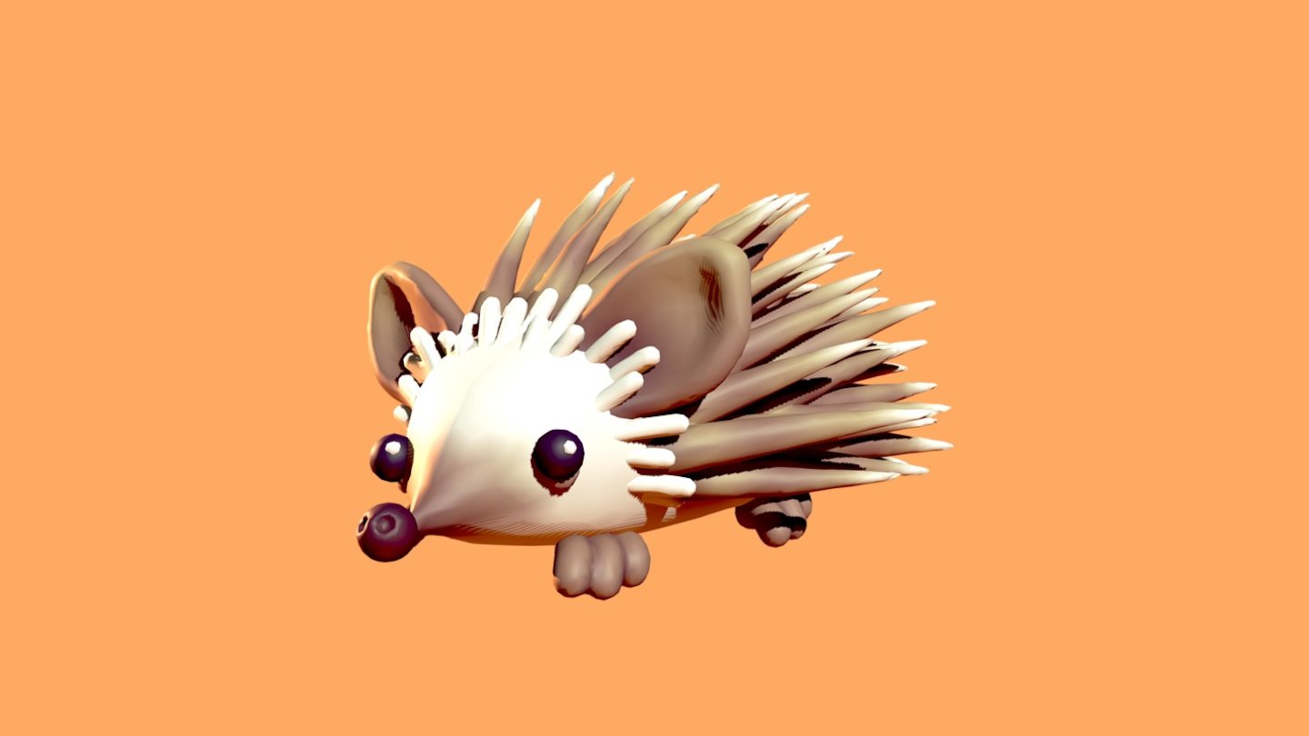 Hedgehog 3d. Darkhedgehog23.