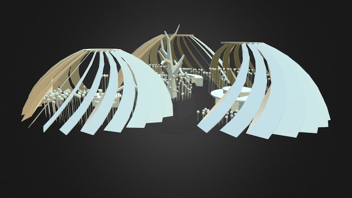 Origami Oasis 3D Model