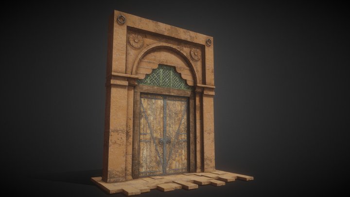 Old Gate variation 2 3D Model