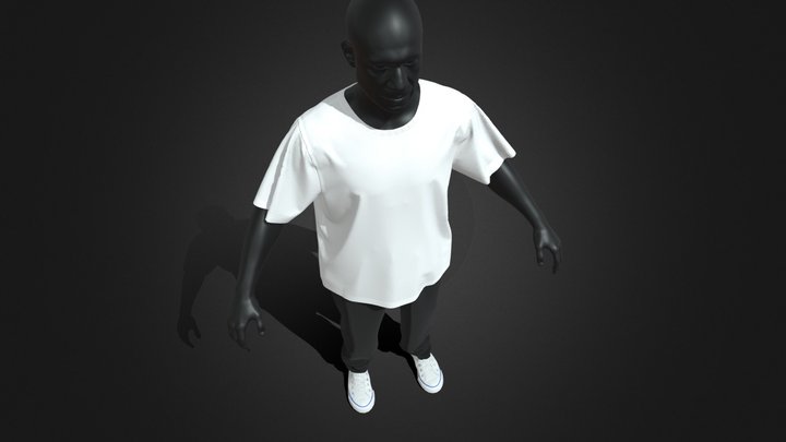Male Outfit - Casual Large 3D Model