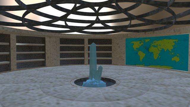 Library 3D Model