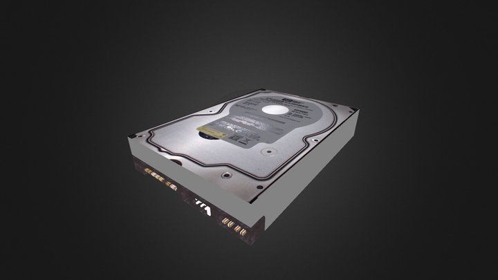 Hard Disk Drive 3D Model