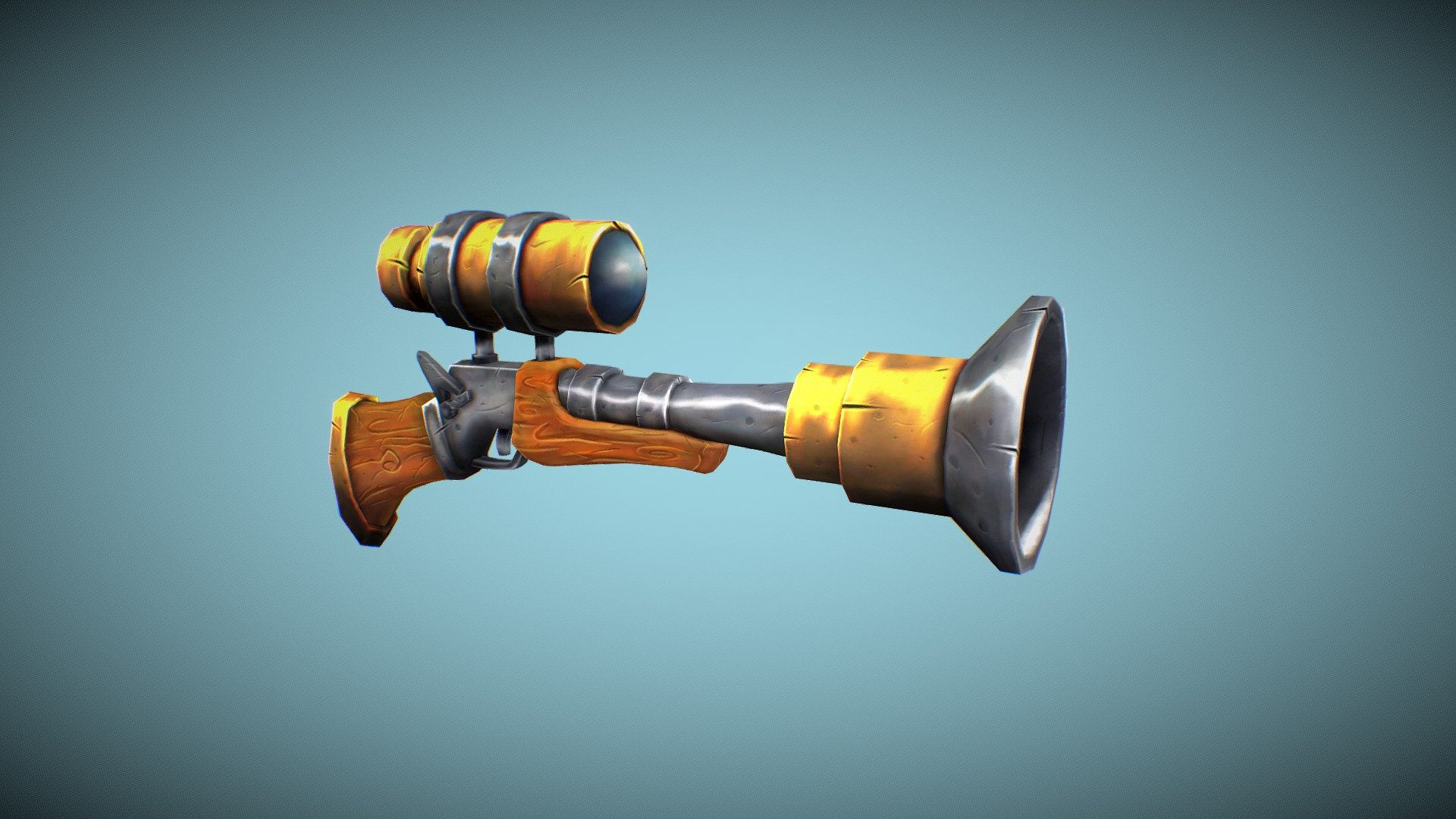 Blunderbuss - 3D Model By Drax Macau (@vishaljadaunteche) [1e69f73 ...