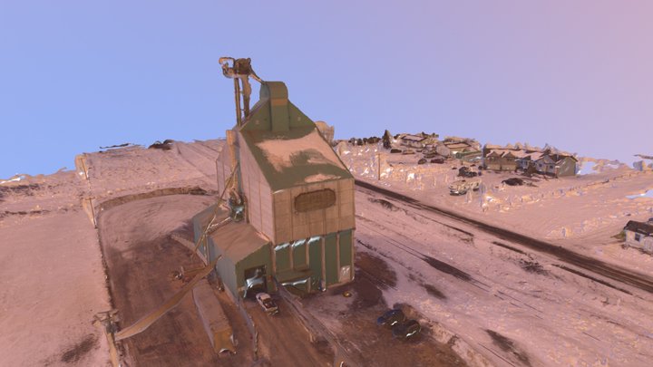 Grain Elev 3D Model