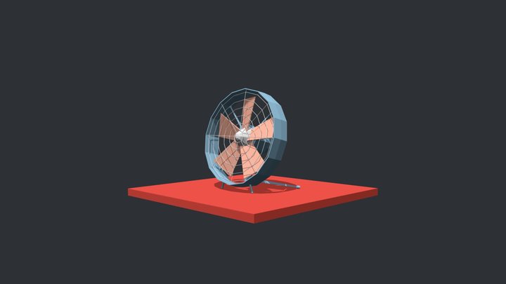 Desktop Fan 3D Model