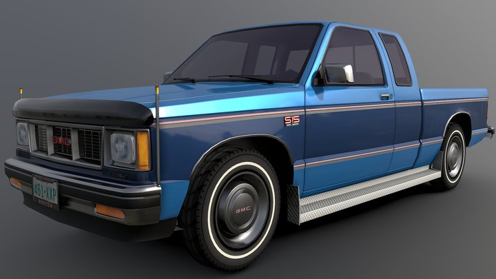 1982-1990 GMC S-15 (ECSB) 3D Model