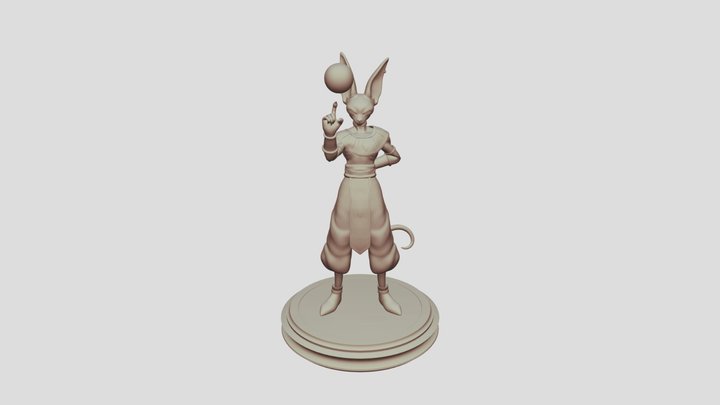 Beerus, The God of Destruction 3D Model