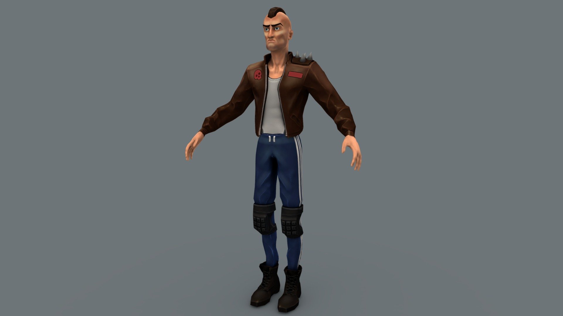 Gopnik Lowpoly Stylized