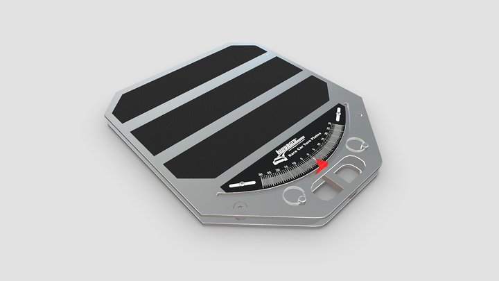 Aluminum Race Car Turn Plate 3D Model