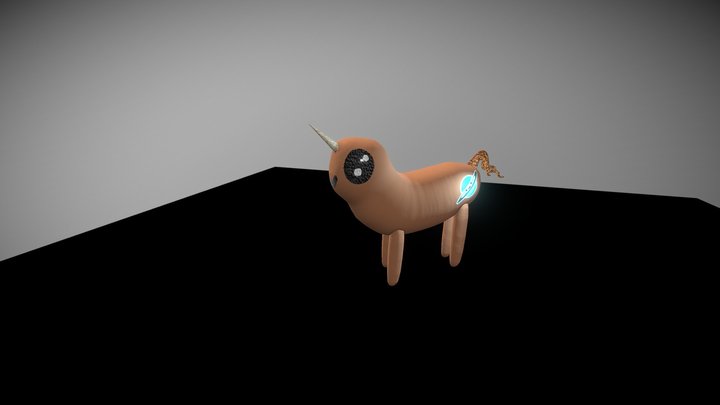 Super Unicorn 3D Model