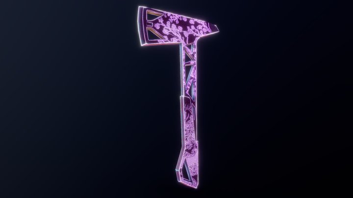 Valorant Prime Axe 3D Model