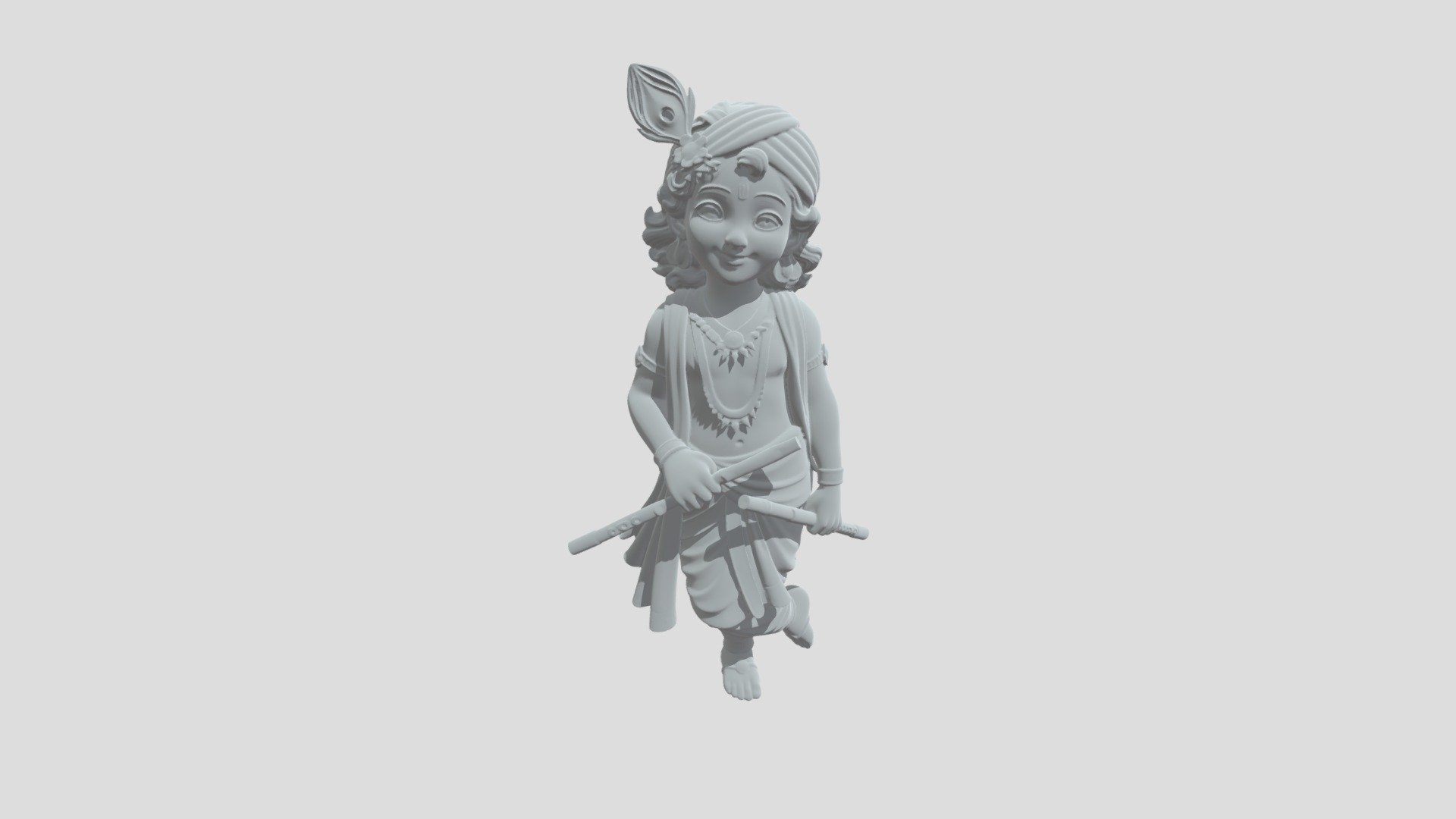 Little Krishna - 3D model by paruledits [1e6f7e1] - Sketchfab