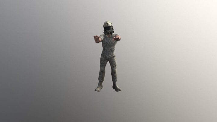 Soldier Hip Hop Dance 3D Model